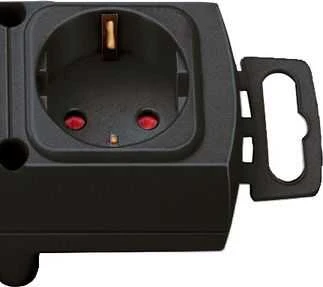 Brennenstuhl Comfort-Line Plus lizdų juostelė, 4 krypčių - juoda