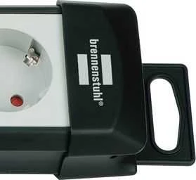 Brennenstuhl Premium Line Technics, prailgintuvas 5xCEE 7/4, 1xCEE 7/7, 5xmygtukai, 3m, apsauga nuo augintinių, juodas / pilkas1951550600 / GT-501