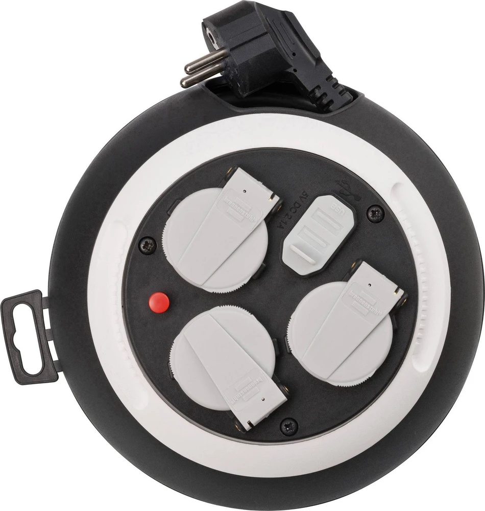 Ilgintuvas su rite BRENNENSTUHL COMFORT, 3 vietų, 2 USB, 3 m