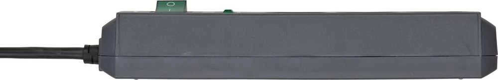Brennenstuhl Eco-Line,prailgintuvas 3xCEE 7/4, 1xCEE 7/7, jungtukas, viršįtampių apsauga , 1.5m, apsauga nuo augintinių, juodas 1158810315 / GT-445