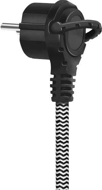 LogiLink 2 gniazda | 3x USB-A | tekstylny oplot kabla juoda 1.5m