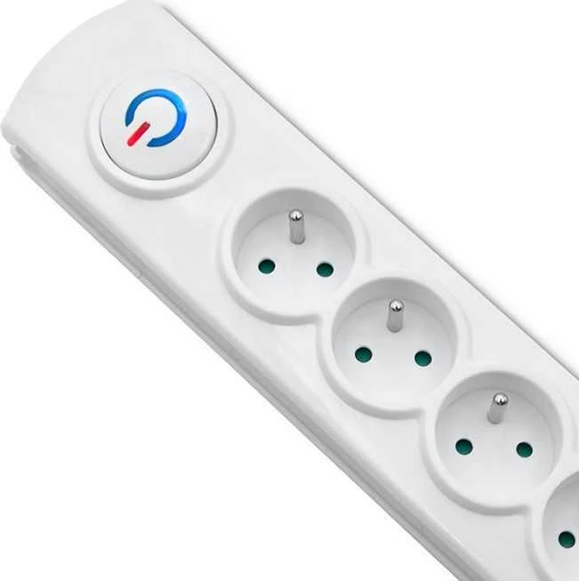 QOLTEC 50293 Apsauga nuo viršįtampių 8 lizdai 1,5m