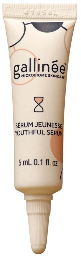„Gallinee“, „Microbiome Skincare“, prebiotikai, probiotikai ir postbiotikai, senėjimą stabdantis, kasdienis, serumas, veidui, 5 ml, moterims