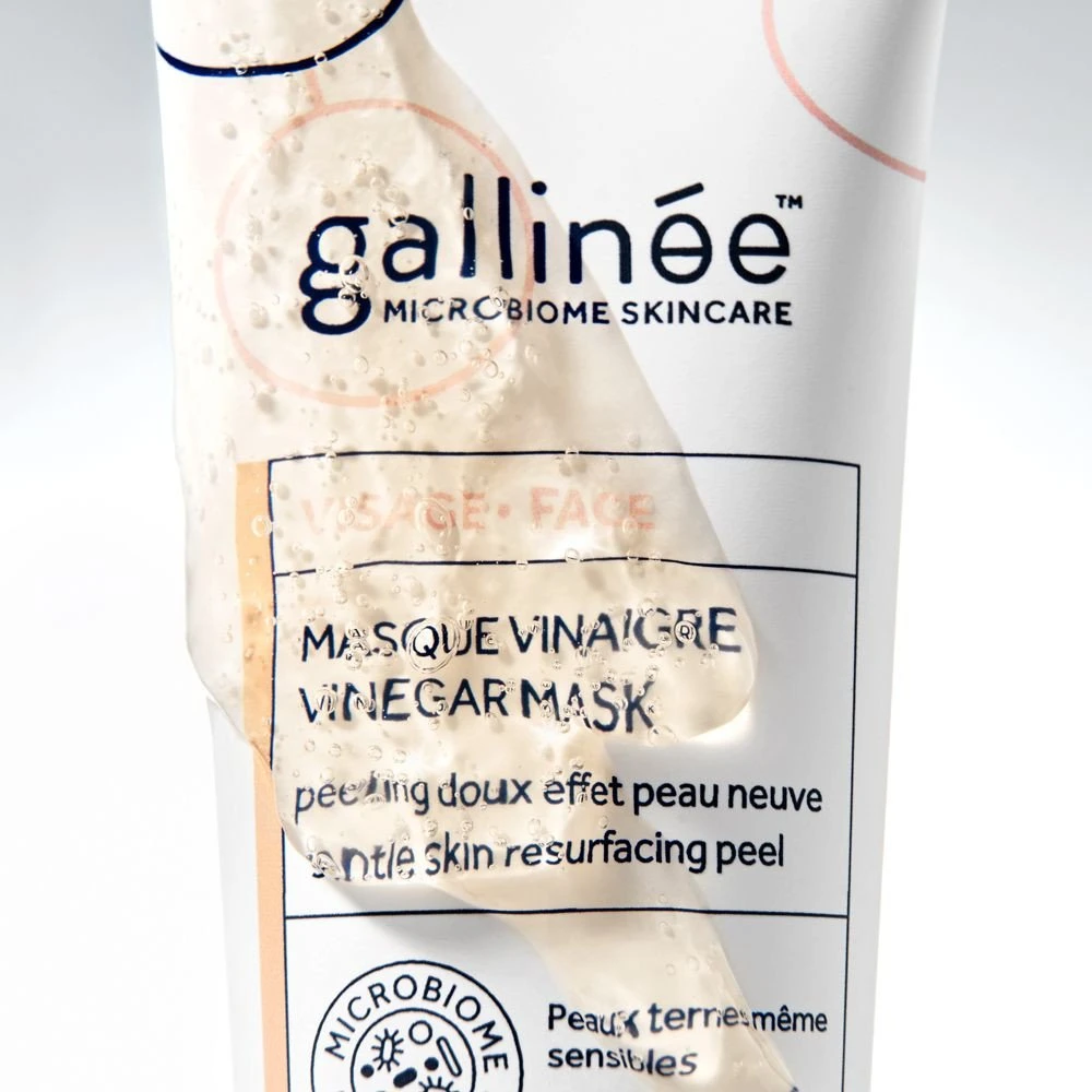 Gallinee Microbiome Skincare Vinegar Exfoliating Kreminis Mask For Face, 50 ml