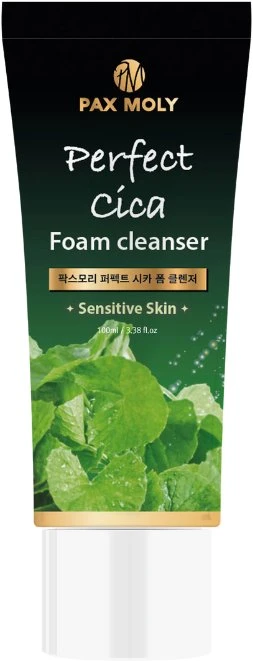 PaxMoly Perfect Cica Soothing & Calming & Cleansing Cleansing Foam, 100 ml