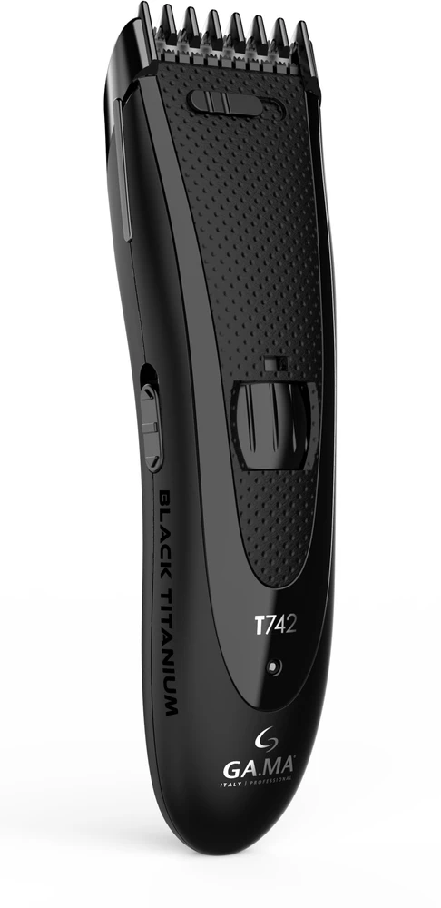 Plaukų kirpimo mašinėlės ir nosies plaukų kirptuvo rinkinys Ga.Ma Black Titanium T744