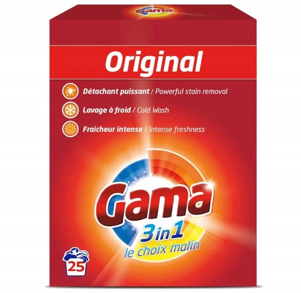 GAMA GAMA Skalbimo milteliai 1,625 kg UNIWER