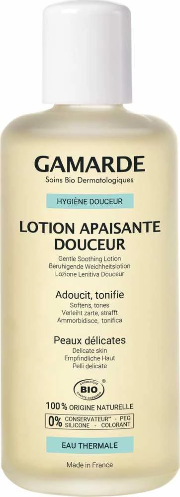 Gamarde Gentle Soothing Lotion - Natūralus švelnus prausimosi losjonas jautriai odai 200ml