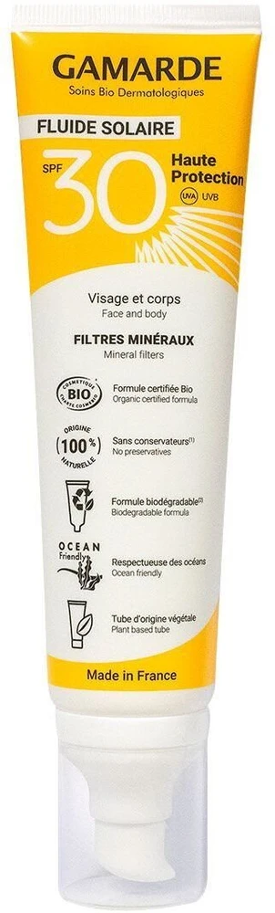 Gamarde Bio Apsauga nuo saulės Sunscreen Kreminis Body SPF30, 100 ml
