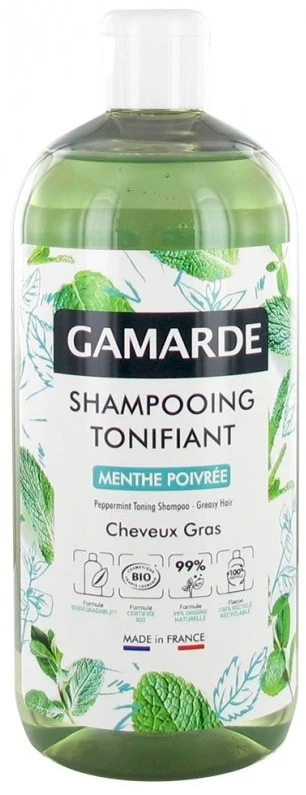 Gamarde Bio Mint Hair Šampūnas Toning, 500 ml