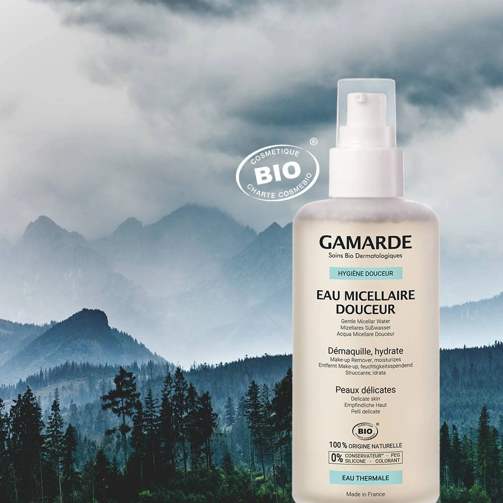 Gamarde Gentle Micellar Vanduo - Natūralus micelinis vanduo 200ml