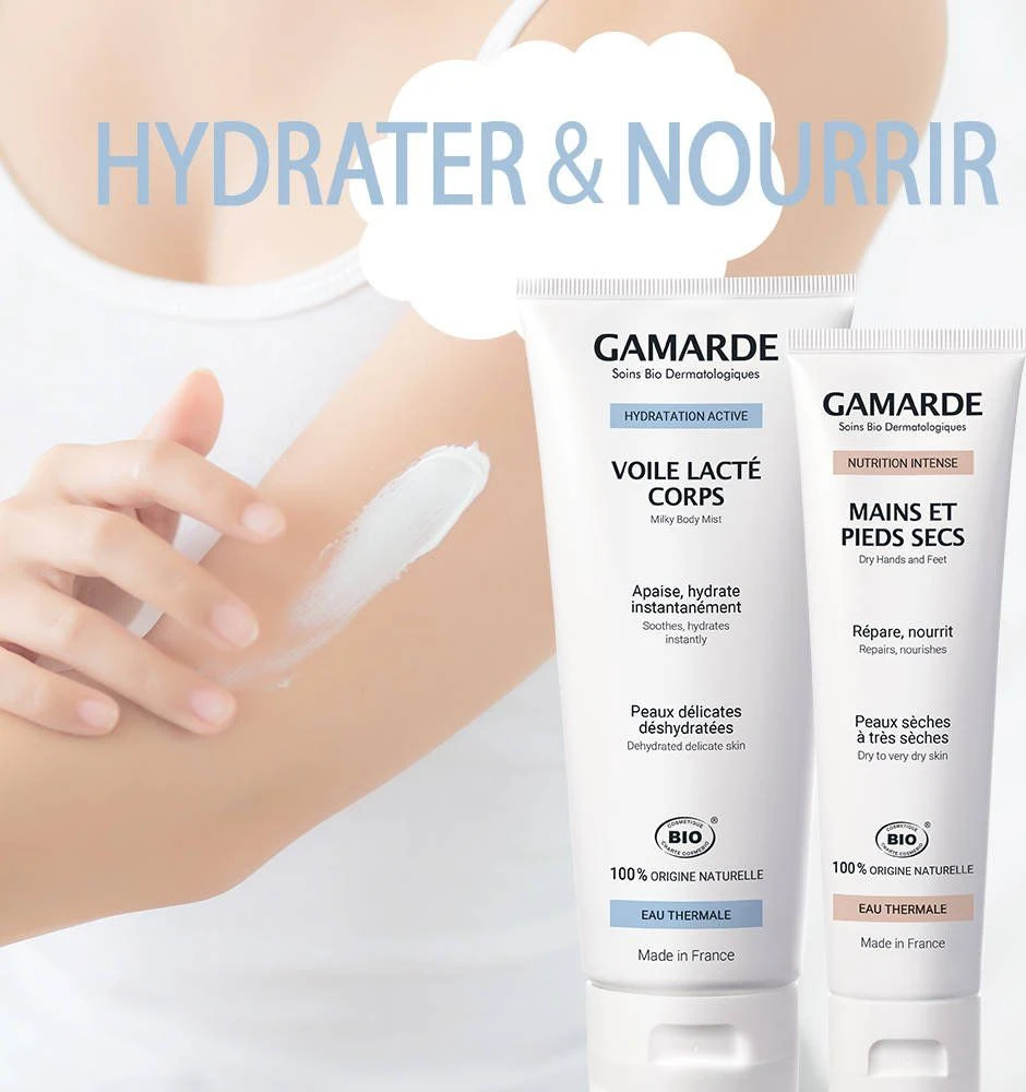 Gamarde Body Milk - Natūralus kūno pienelis sausai ir jautriai odai 200ml