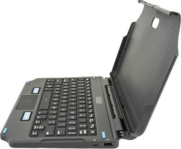 Klaviatūra Gamber Johnson BACK LIT 2-IN-1 KBD GALAXY TAB - ACTIVE PRO/ACTIVE4 UK