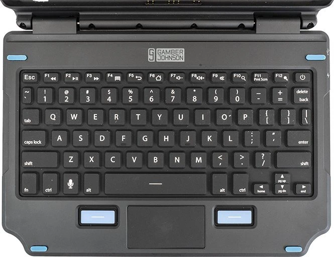 Klaviatūra Gamber Johnson BACK LIT 2-IN-1 KBD GALAXY TAB/ACTIVE PRO/ACTIVE4 US