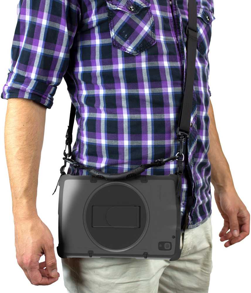 Gamber Johnson RUGGED CASE WITH ROTATING HAND/STRAP FOR ZEBRA ET40/45 10IN