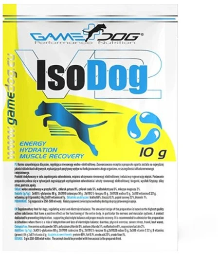 GAME DOG IsoDog - supplements for dogs - 10g