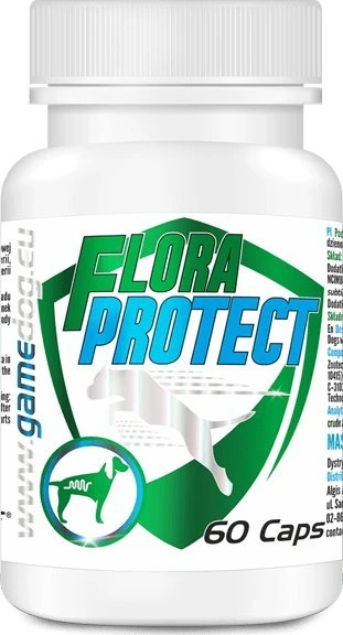 GAME DOG Flora Protect - papildai šunims - 60 tablečių