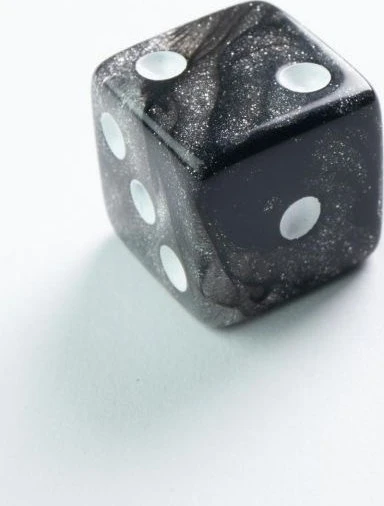 Gamegenic: „Galaxy“ serija – D6 kauliukų rinkinys (16 mm) – Mėnulis