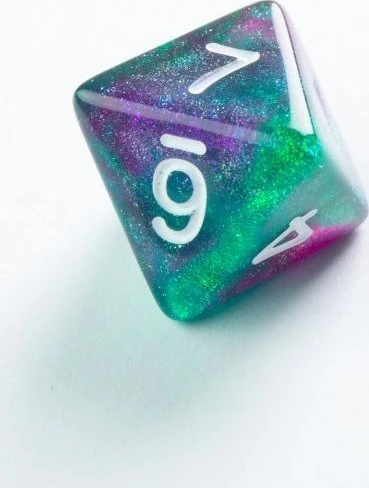 Gamegenic: „Galaxy“ serija – RPG kauliukų rinkinys – „Aurora“