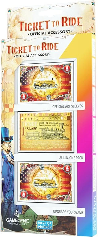 Gamegenic Gamegenic: Bilietas į kelionę – JAV meno rankovės (46 x 70 mm)