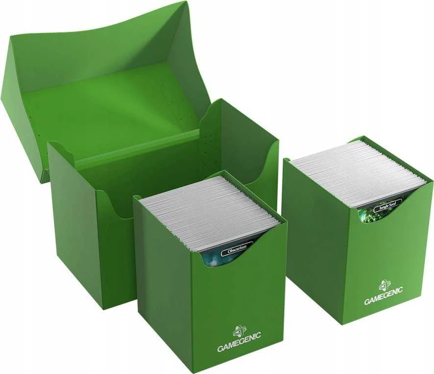 Gamegenic Gamegenic: Double Deck Holder 200+ XL - žalia