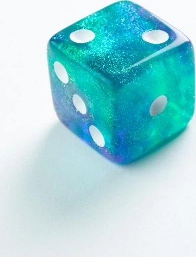 Gamegenic Gamegenic: Galaxy Series – D6 kauliukų rinkinys (16 mm) – Neptūnas