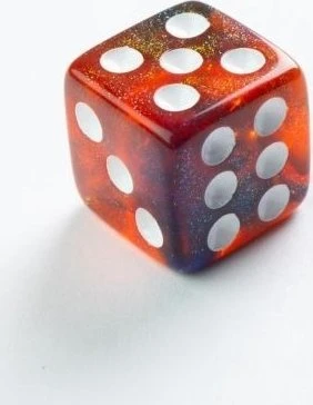 Gamegenic Gamegenic: Galaxy Series – D6 kauliukų rinkinys (12 mm) – Marsas