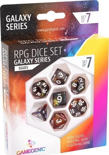 Gamegenic Gamegenic: Galaxy Series – RPG kauliukų rinkinys – Marsas