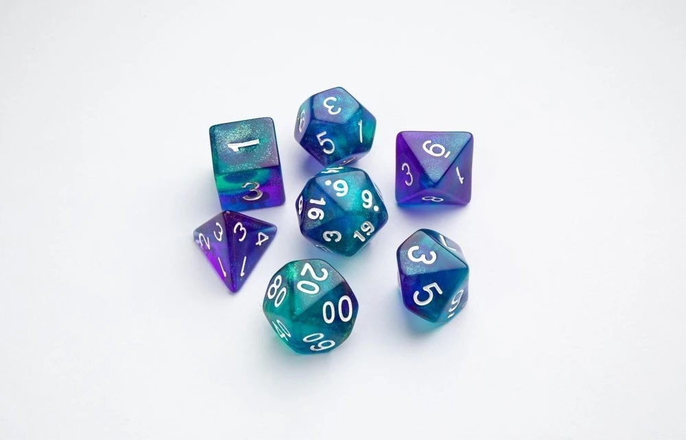 Gamegenic Gamegenic: Galaxy Series – RPG kauliukų rinkinys – Neptūnas