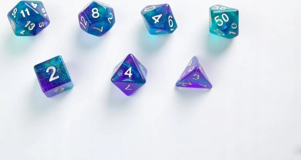 Gamegenic Gamegenic: Galaxy Series – RPG kauliukų rinkinys – Neptūnas
