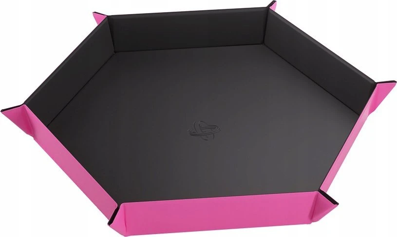 Gamegenic - Magnetic Dice Tray Hexagonal Juodas/Rožinė