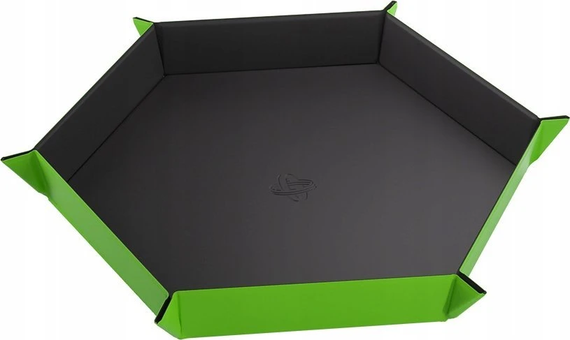 Gamegenic - Magnetic Dice Tray Hexagonal Juodas/Žalias