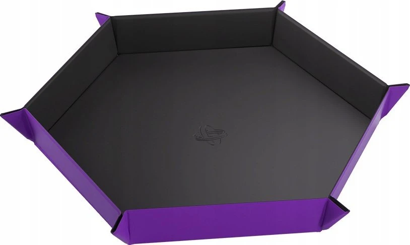 Gamegenic - Magnetic Dice Tray Hexagonal Juodas/Violetinė