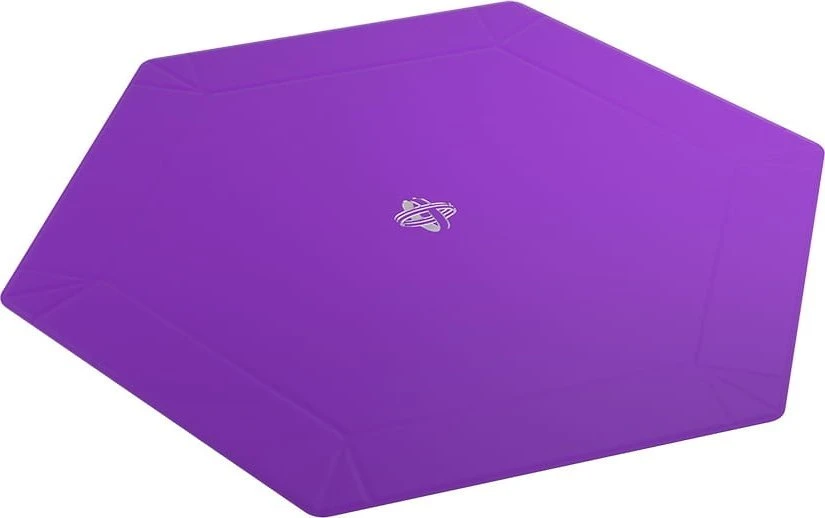 Gamegenic - Magnetic Dice Tray Hexagonal Juodas/Violetinė