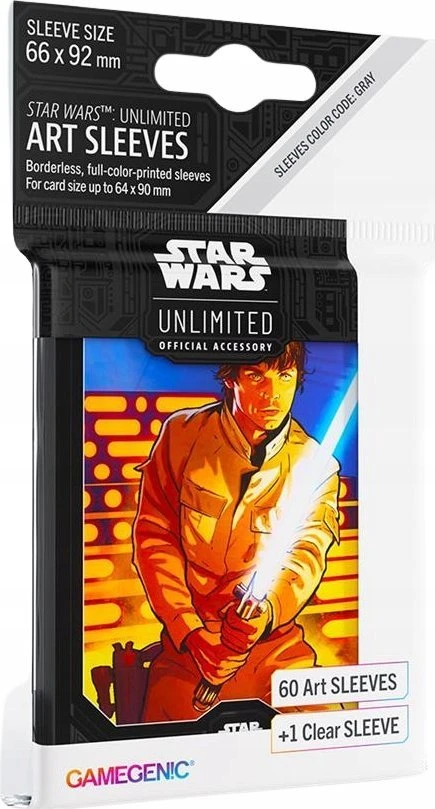 Gamegenic Gamegenic: Star Wars Unlimited – Art Sleeves – Luke'as Skywalkeris