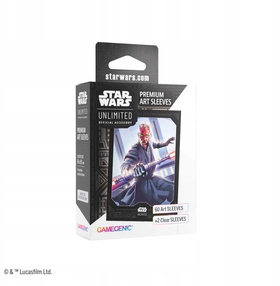 Gamegenic Gamegenic: Star Wars Unlimited Card Game - Premium Art Sleeves - Darth Maul