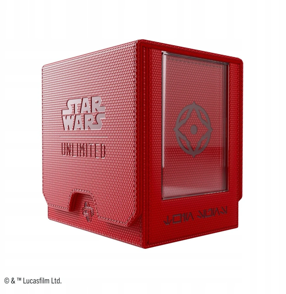 Gamegenic : Star Wars Unlimited Card Game - Twin Suns Deck Pod - Raudona