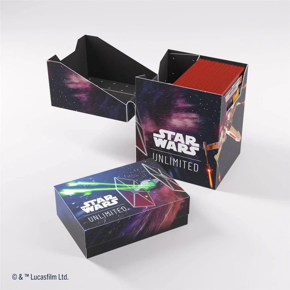 „Gamegenic Star Wars Unlimited X-Wing TIE Fighter“ kortų dėžutė
