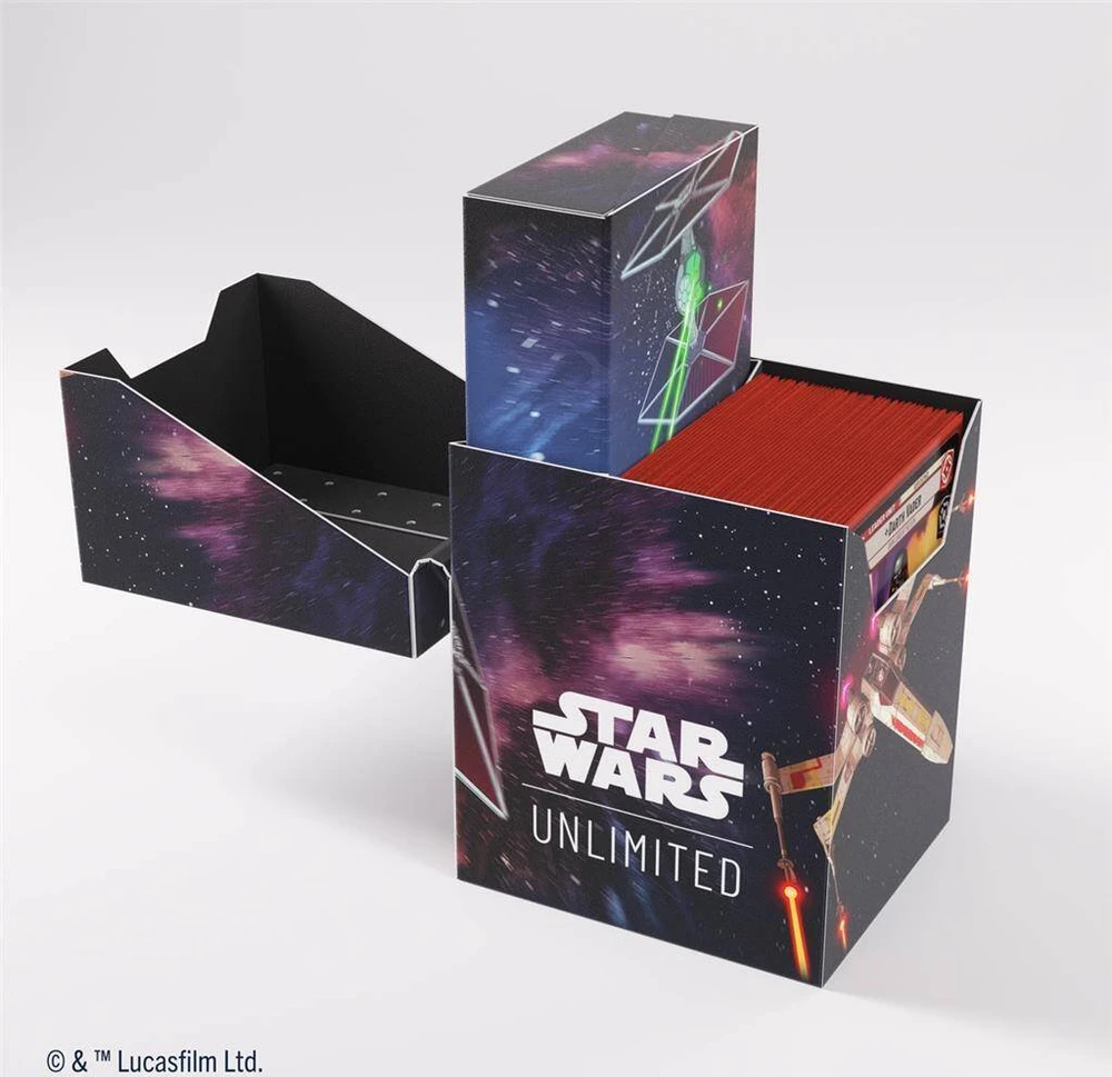 „Gamegenic Star Wars Unlimited X-Wing TIE Fighter“ kortų dėžutė