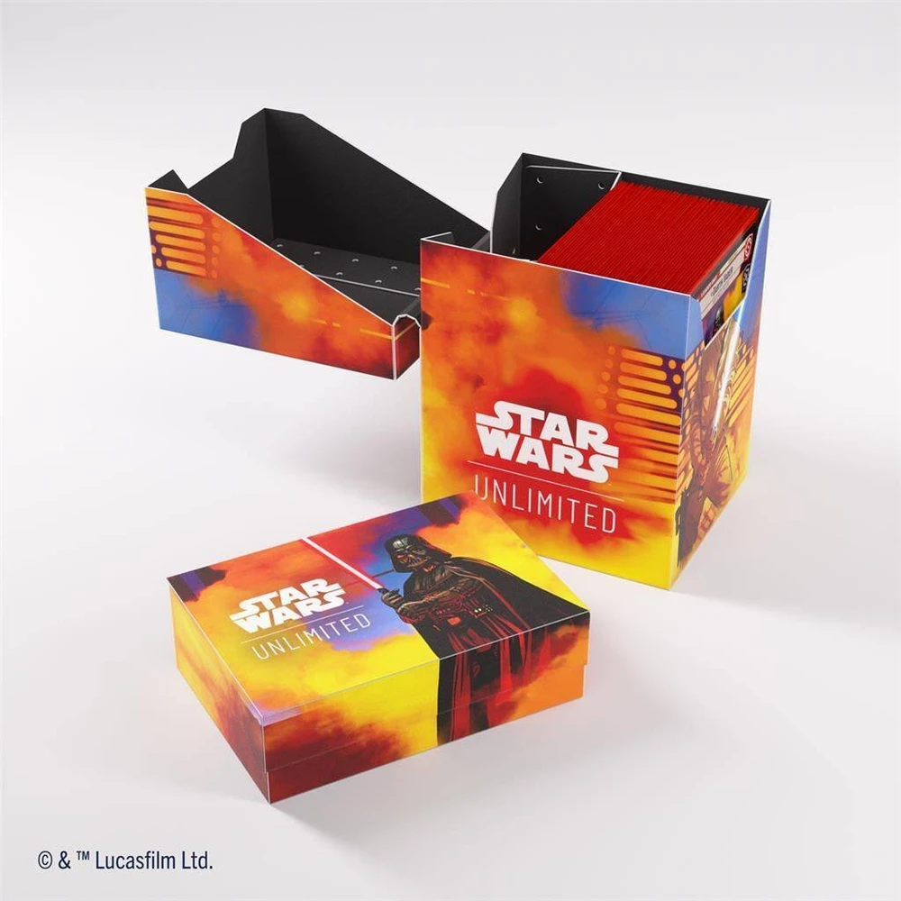 Gamegenic Star Wars Unlimited Pudełko na karty talię Soft Crate Luke Vader
