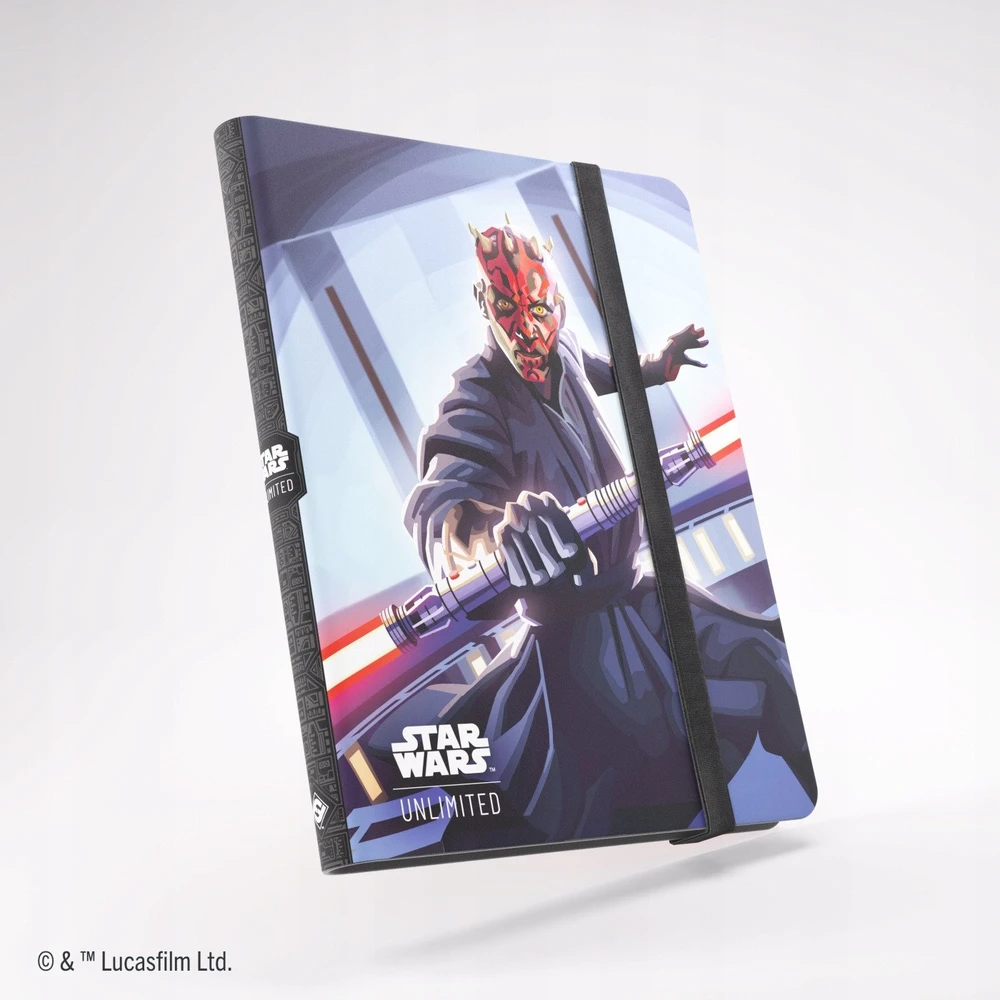 „Gamegenic“: „Star Wars Unlimited“ kortų žaidimas – 18 kortų albumas – Darth Maul ir Qui-Gon Jinn