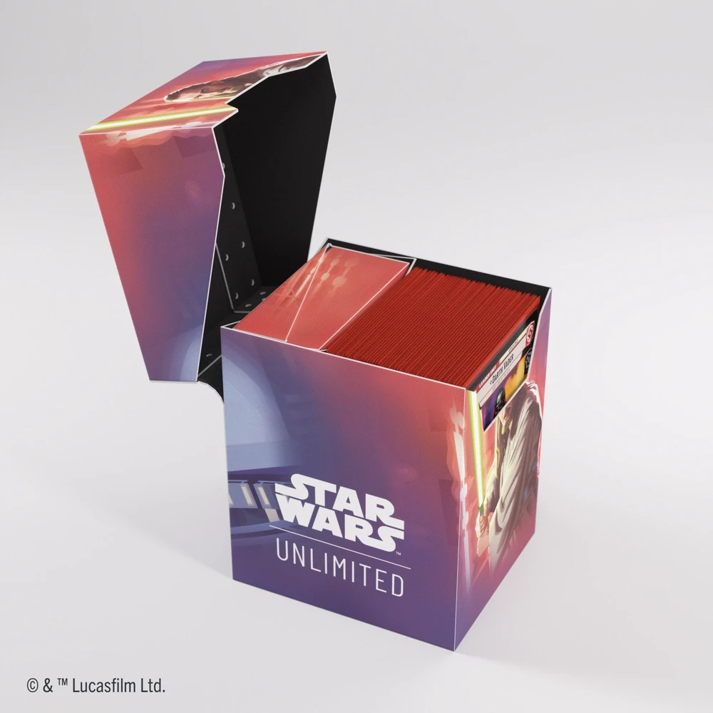„Gamegenic“: „Star Wars Unlimited“ kortų žaidimas – minkšta dėžutė – Qui-Gon Jinn