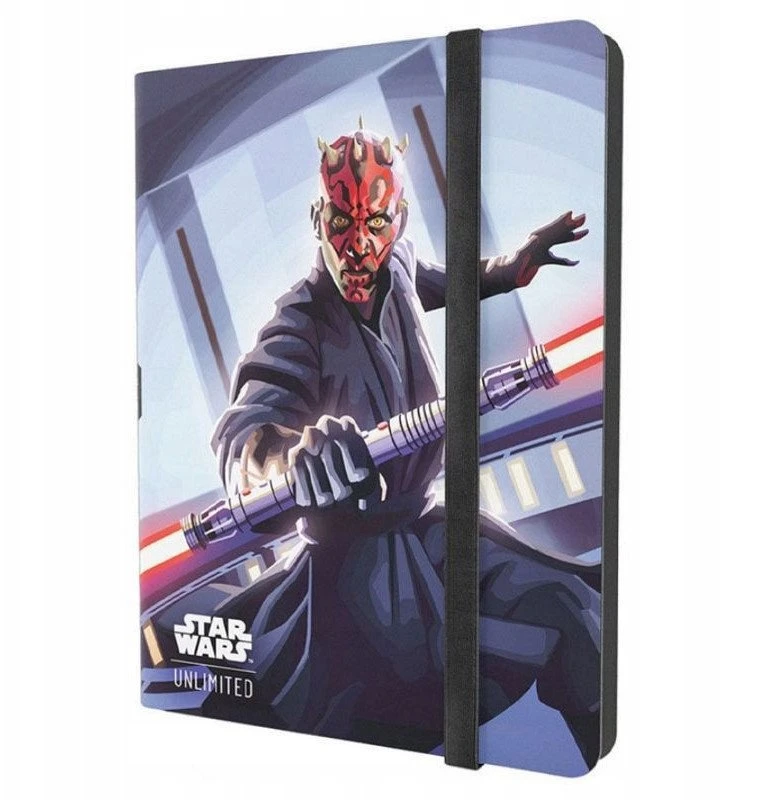 „Gamegenic“: „Star Wars Unlimited“ kortų žaidimas – 18 kortų albumas – Darth Maul ir Qui-Gon Jinn