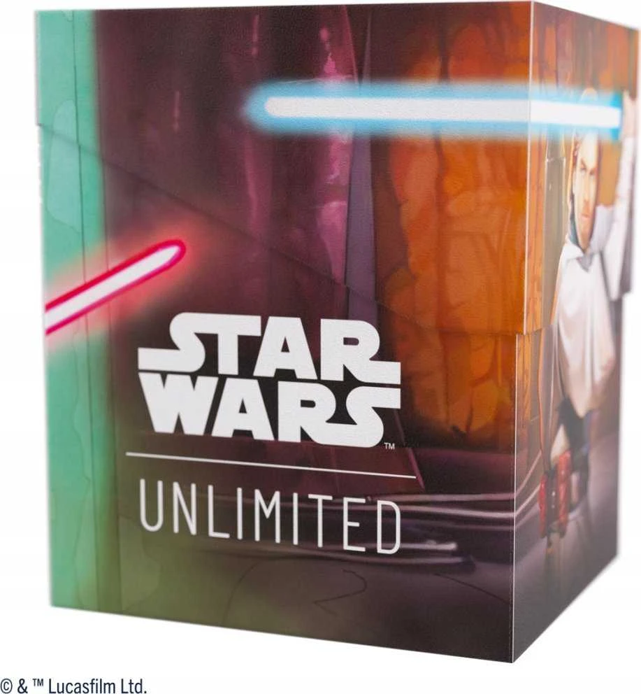 Gamegenic: „Star Wars Unlimited“ kortų žaidimas – minkšta dėžutė – Obi-Wan Kenobi / Darth Maul