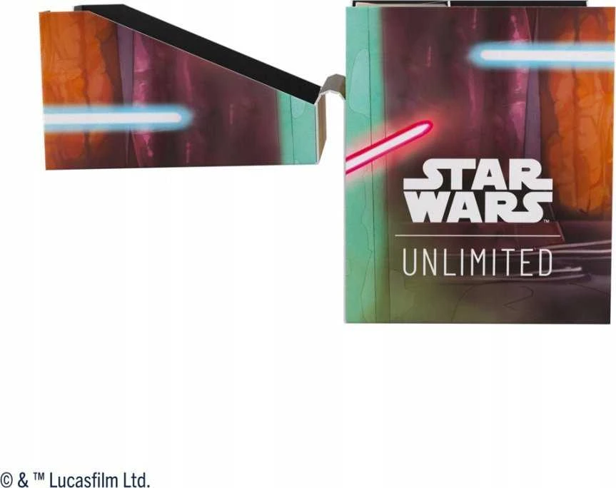 Gamegenic: „Star Wars Unlimited“ kortų žaidimas – minkšta dėžutė – Obi-Wan Kenobi / Darth Maul