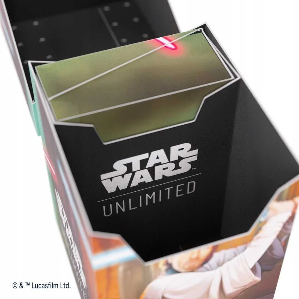 Gamegenic: „Star Wars Unlimited“ kortų žaidimas – minkšta dėžutė – Obi-Wan Kenobi / Darth Maul