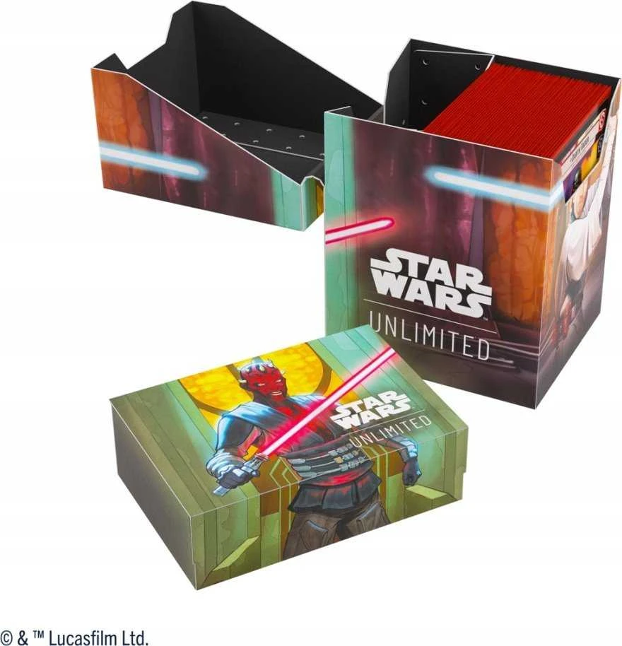 Gamegenic: „Star Wars Unlimited“ kortų žaidimas – minkšta dėžutė – Obi-Wan Kenobi / Darth Maul