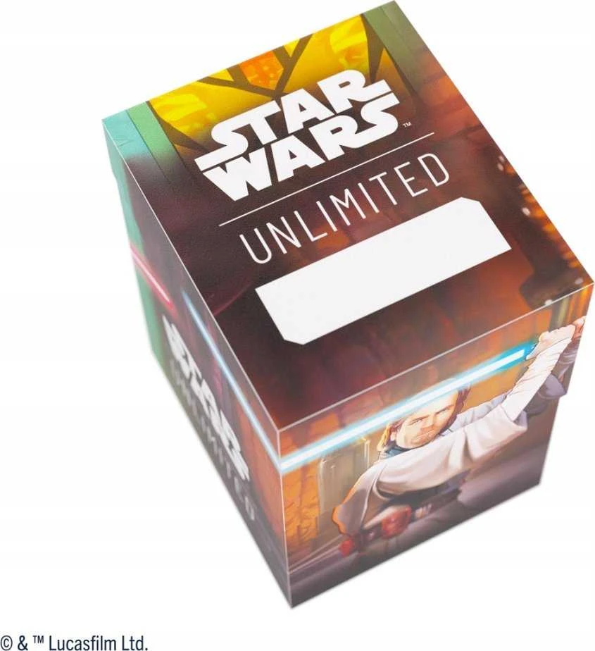 Gamegenic: „Star Wars Unlimited“ kortų žaidimas – minkšta dėžutė – Obi-Wan Kenobi / Darth Maul
