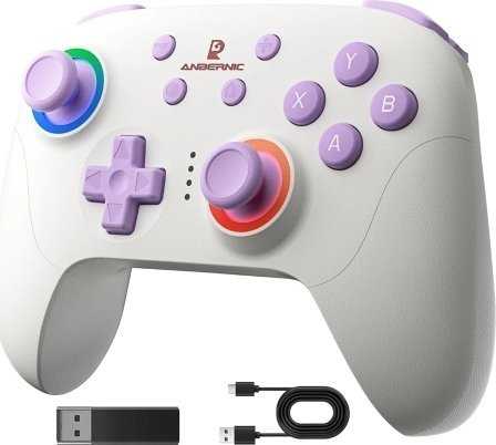 Gamepad ANBERNIC P01 rusvai gelsvas Baltas
