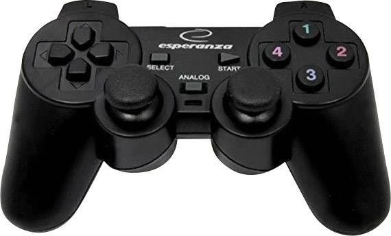 Bevielis ŽAIDIMŲ PULTAS SU VIBRACIJOMIS ESPERANZA EGG108K GLADIATOR PC / PS3
